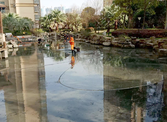 当涂景观池淤泥清理