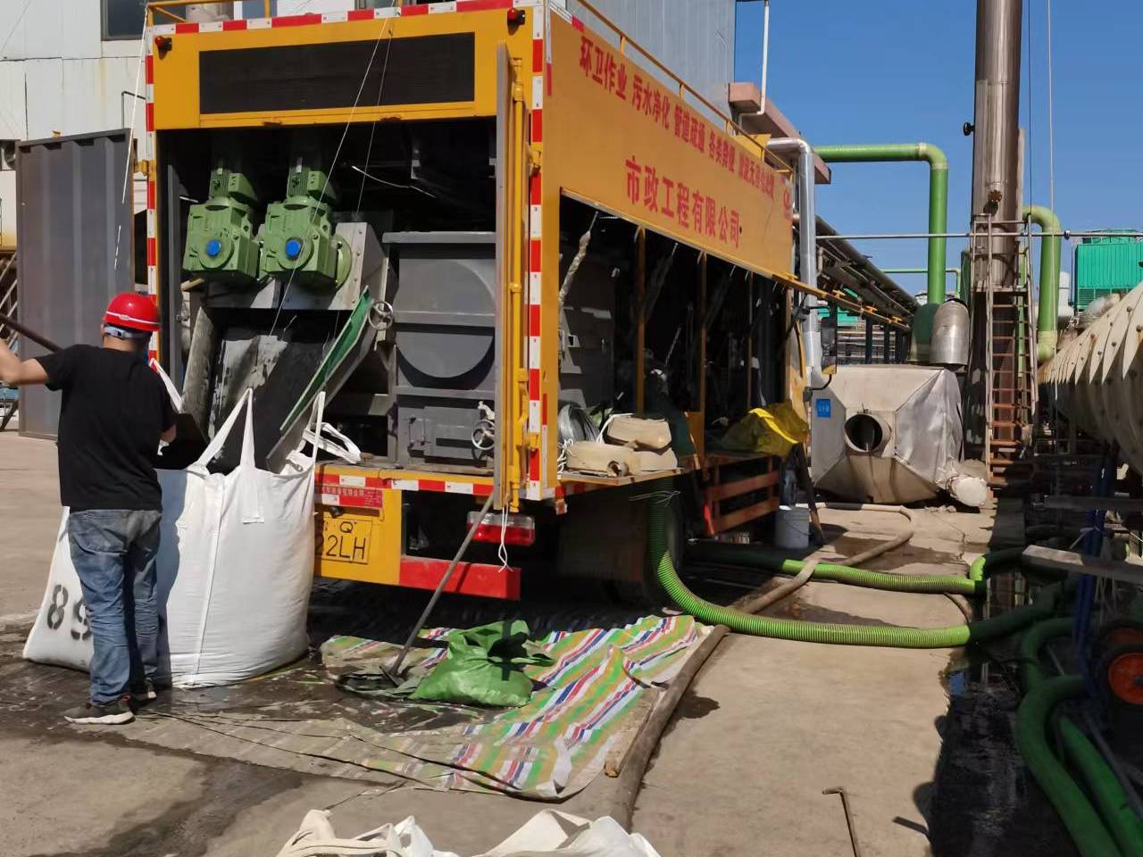 当涂淤泥压干处理