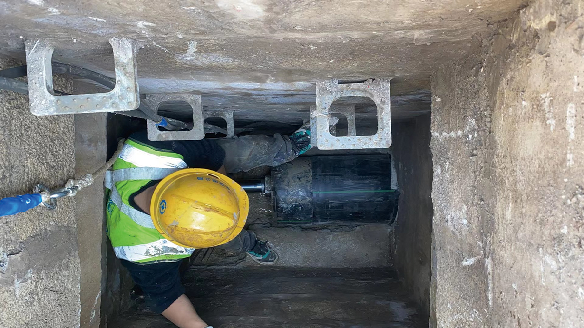 当涂HDPE短管内衬法